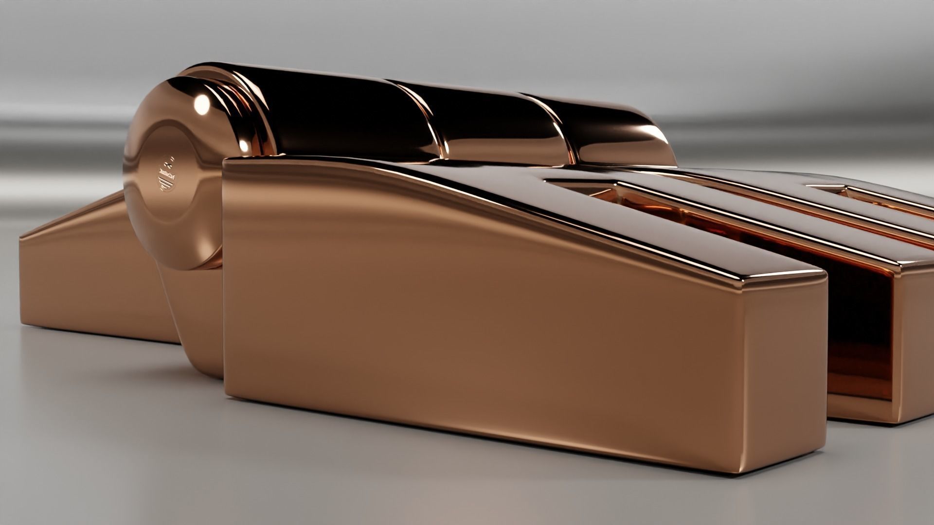 Door hinge 3D model_9