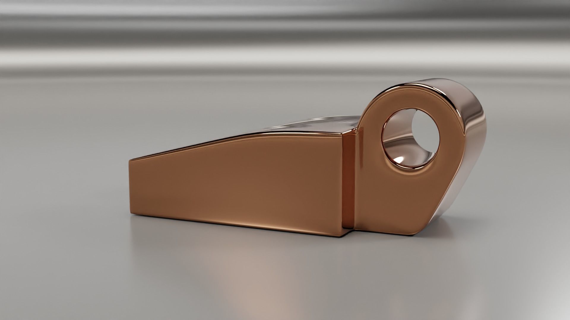 Door hinge 3D model_4