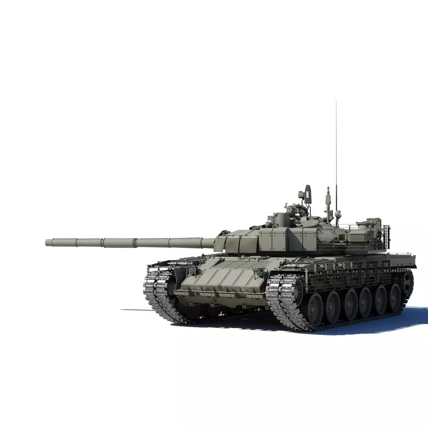T-80BVM Army Modernization military tank 3D model_0