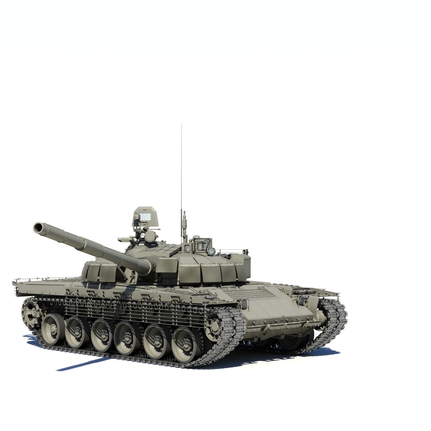 T-80BVM Army Modernization military tank 3D model_14