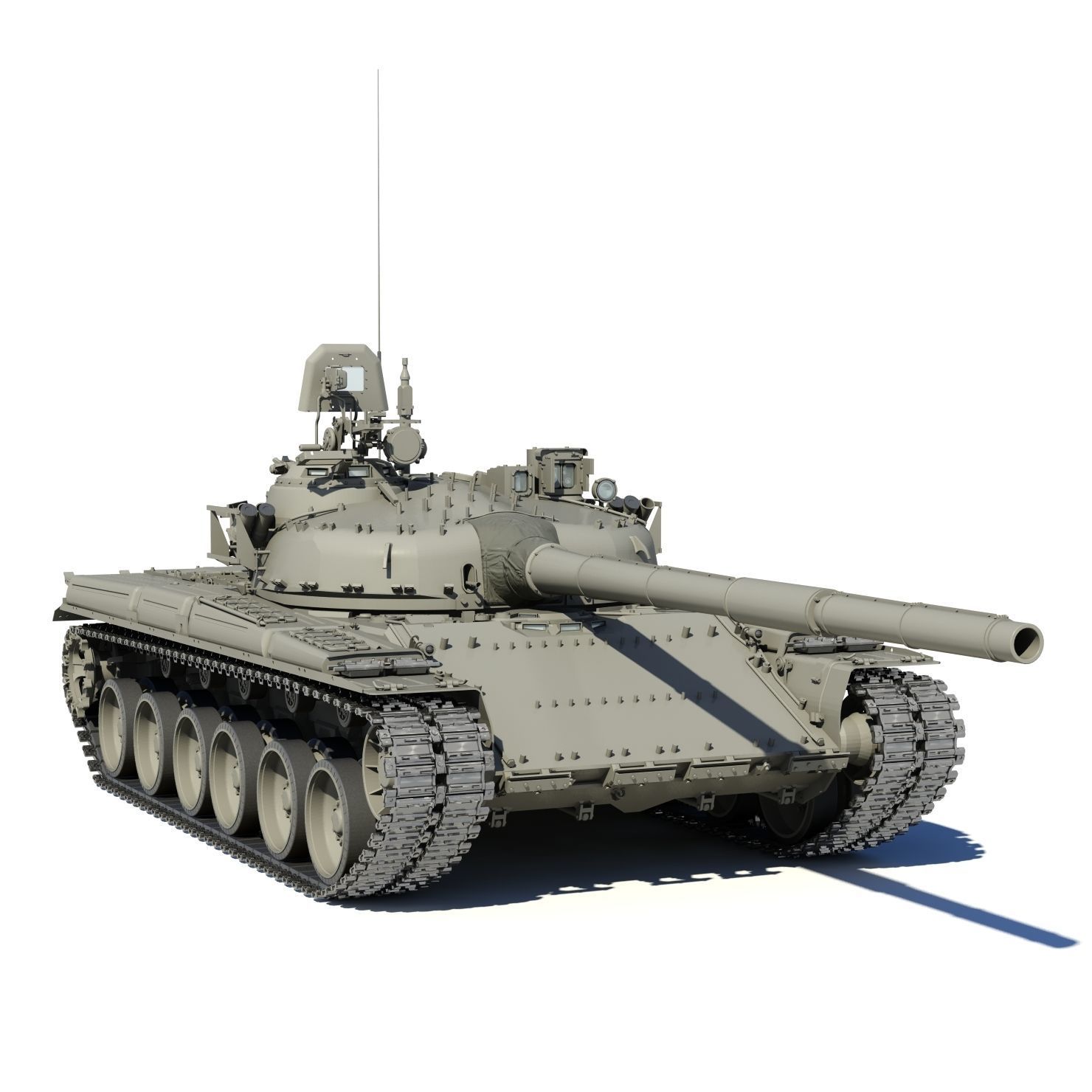 T-80BVM Army Modernization military tank 3D model_5
