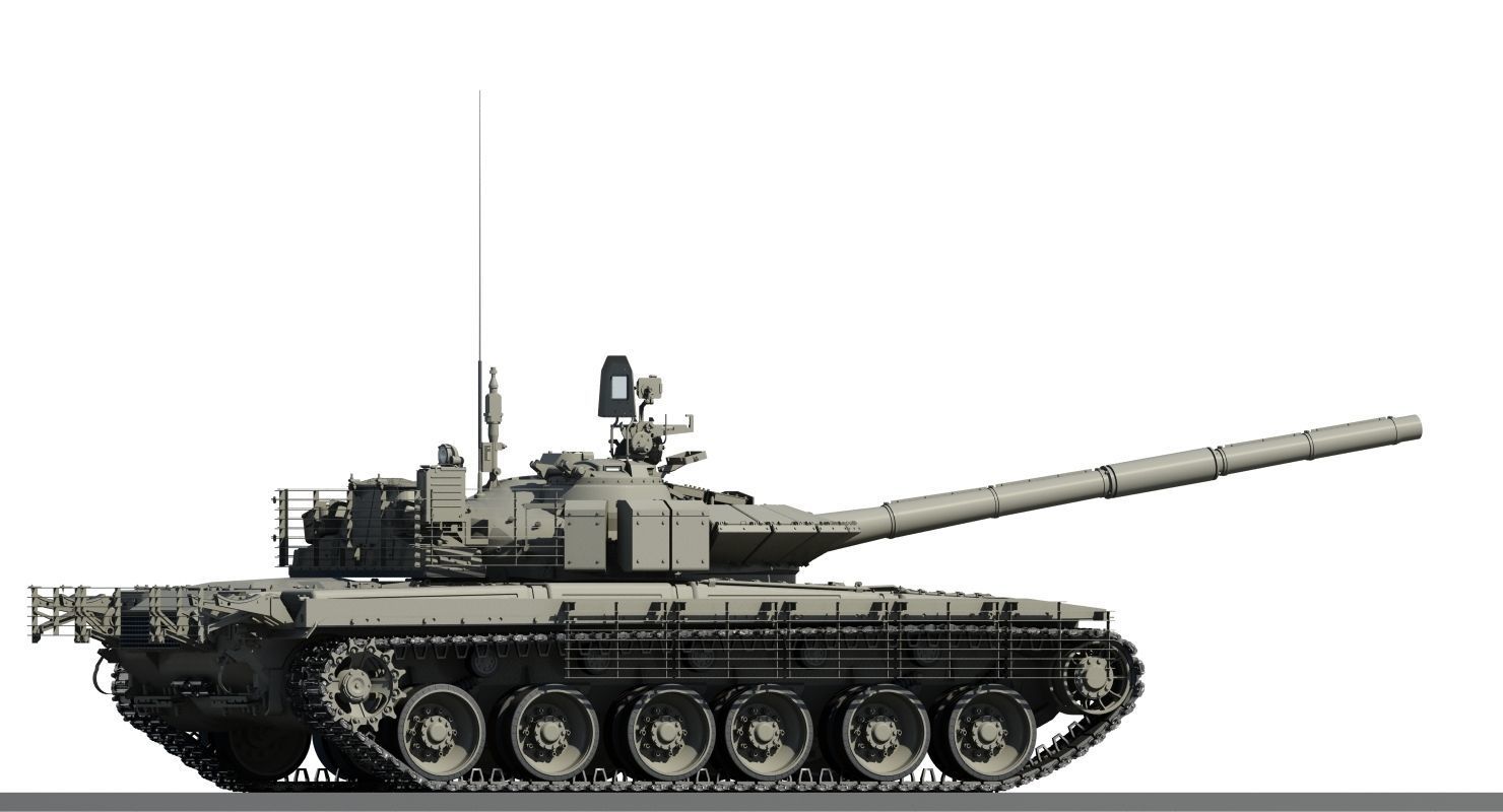 T-80BVM Army Modernization military tank 3D model_22