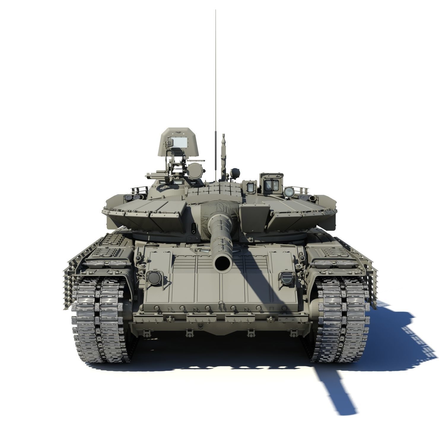 T-80BVM Army Modernization military tank 3D model_8