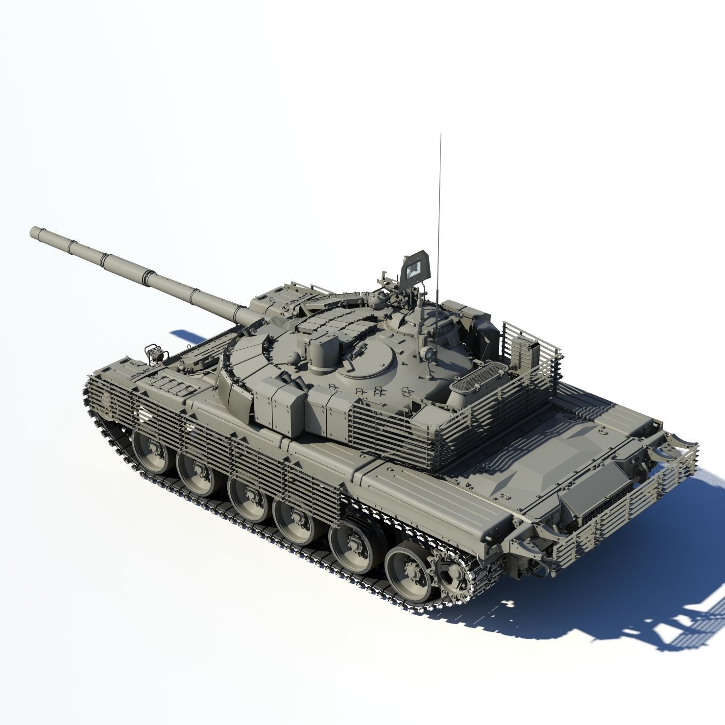 T-80BVM Army Modernization military tank 3D model_19