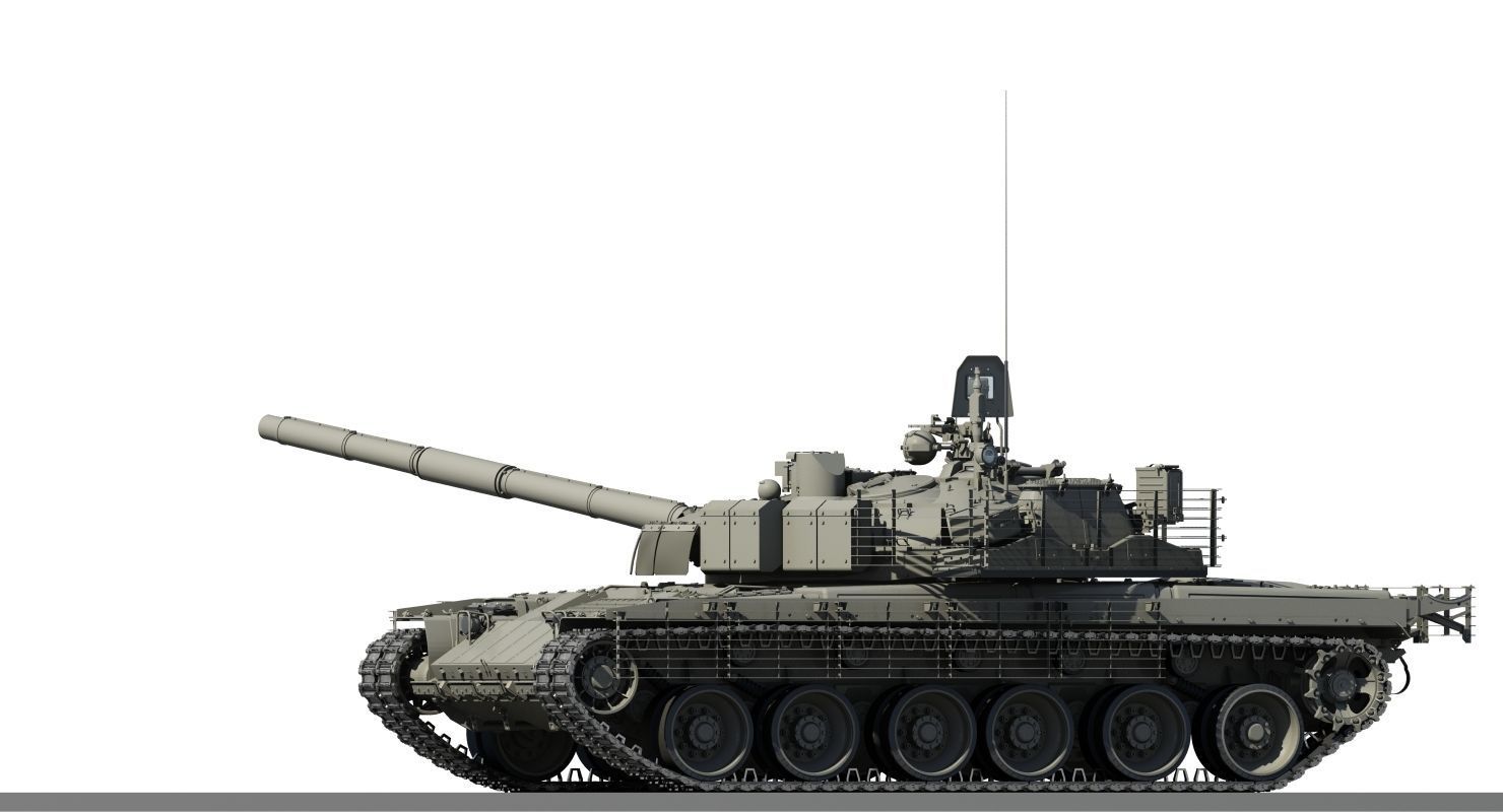 T-80BVM Army Modernization military tank 3D model_21