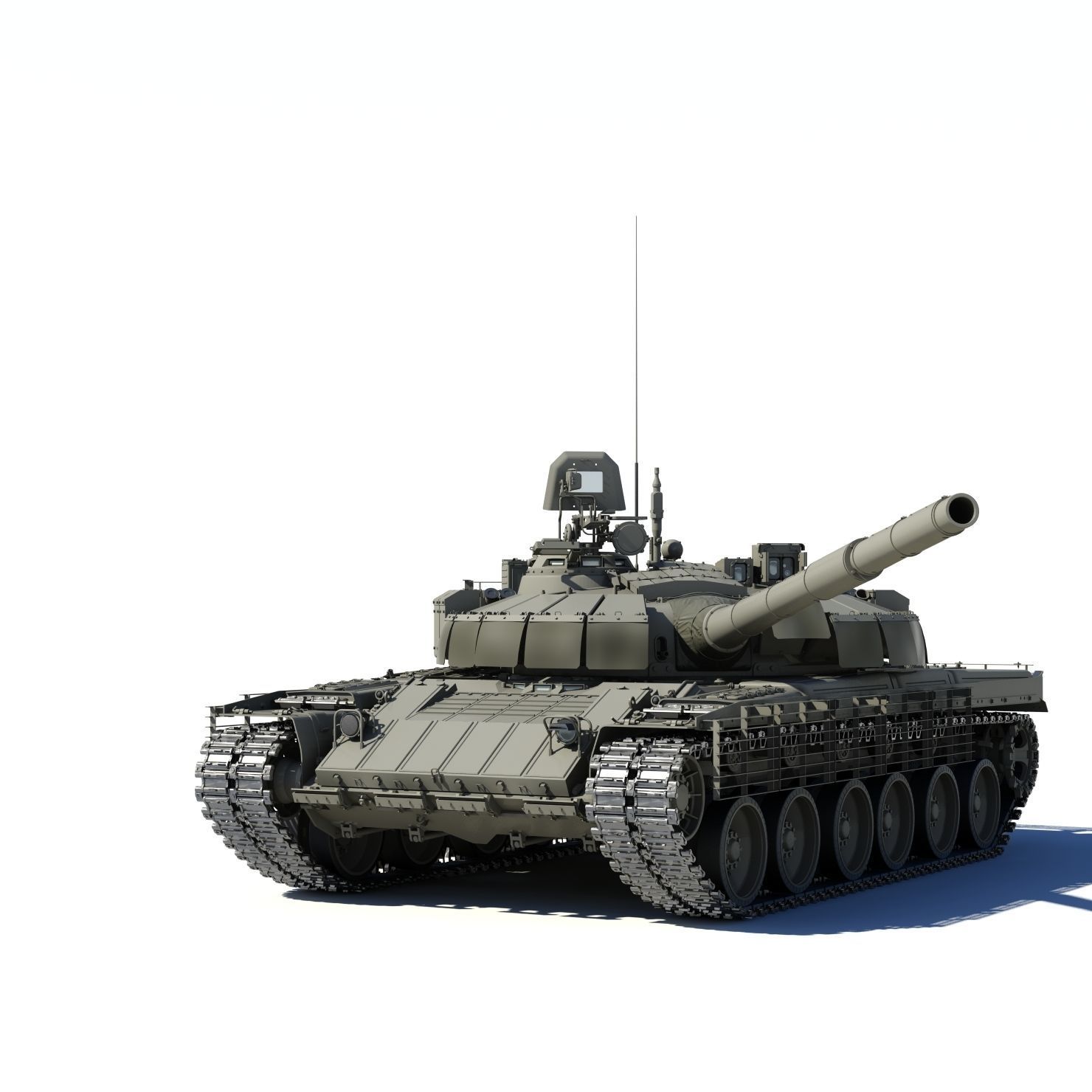 T-80BVM Army Modernization military tank 3D model_12