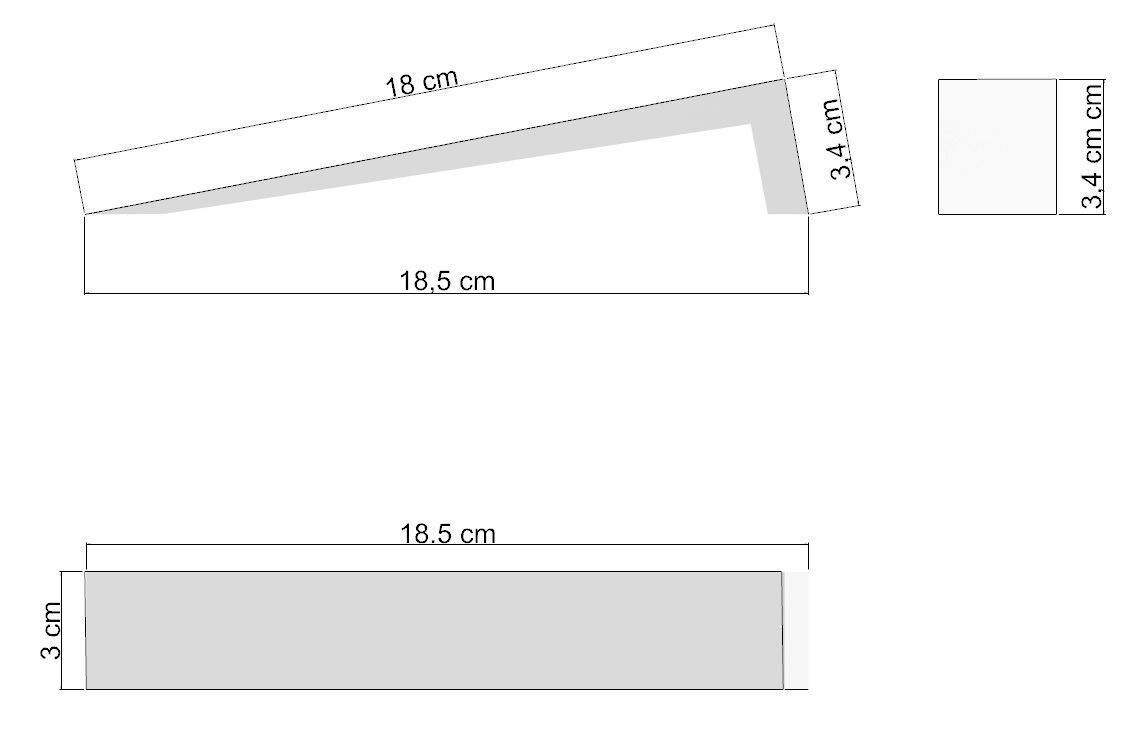 Men Display Module -Jewelry Mannequins 3D  3D model_2