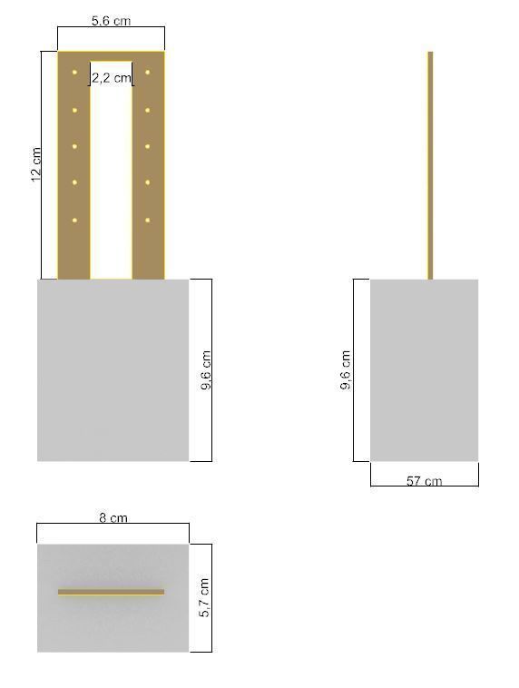Men Display Module -Jewelry Mannequins 3D  3D model_6