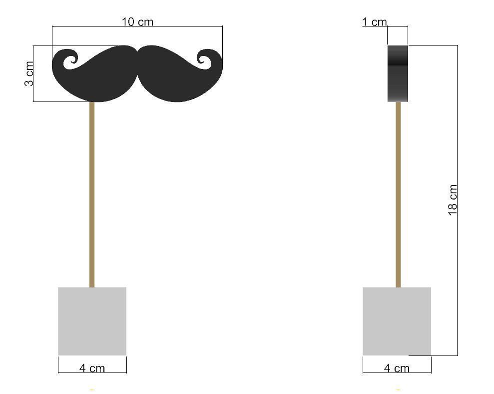 Men Display Module -Jewelry Mannequins 3D  3D model_3