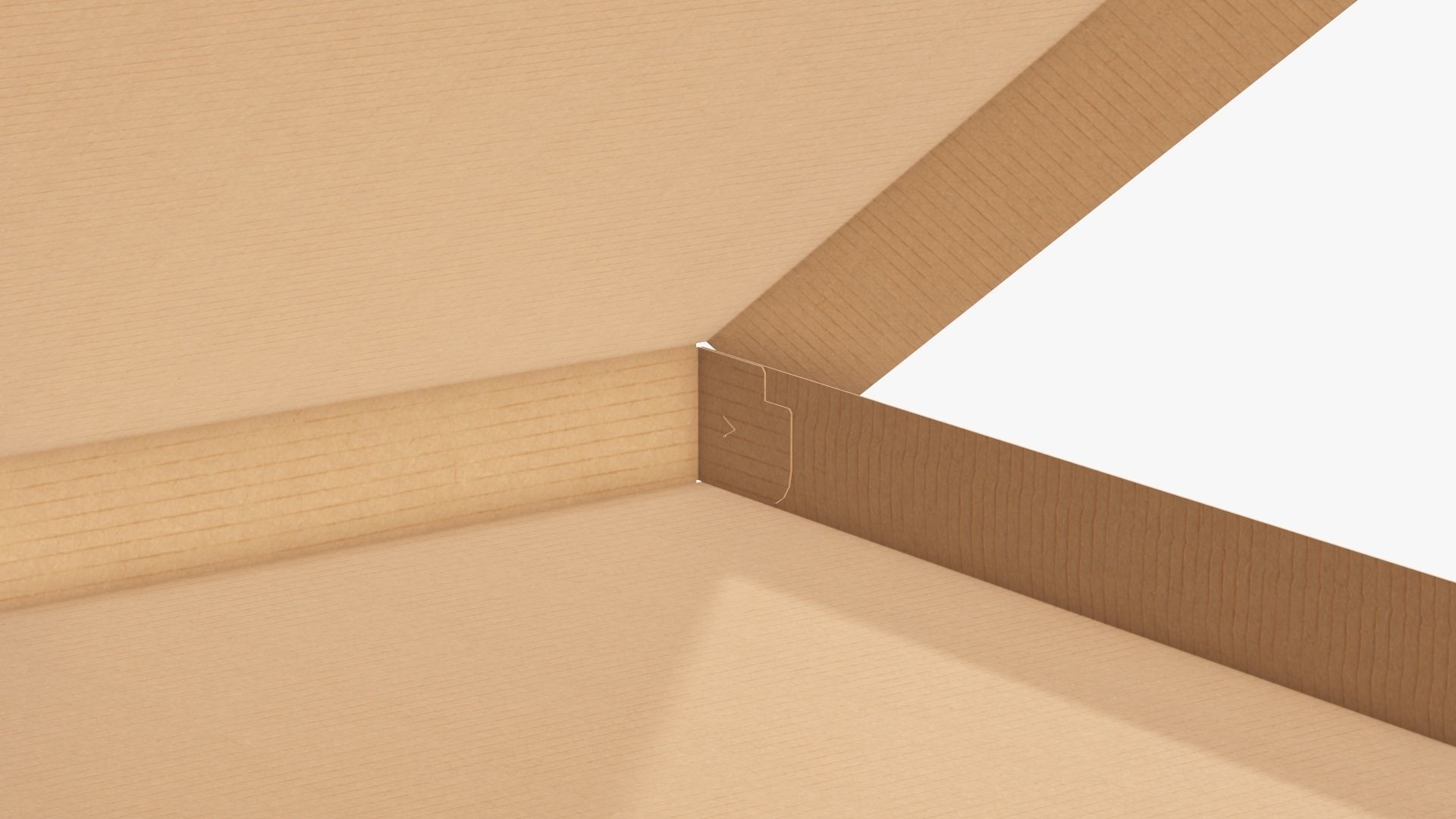 Pizza open cardboard box 01 3D model_5