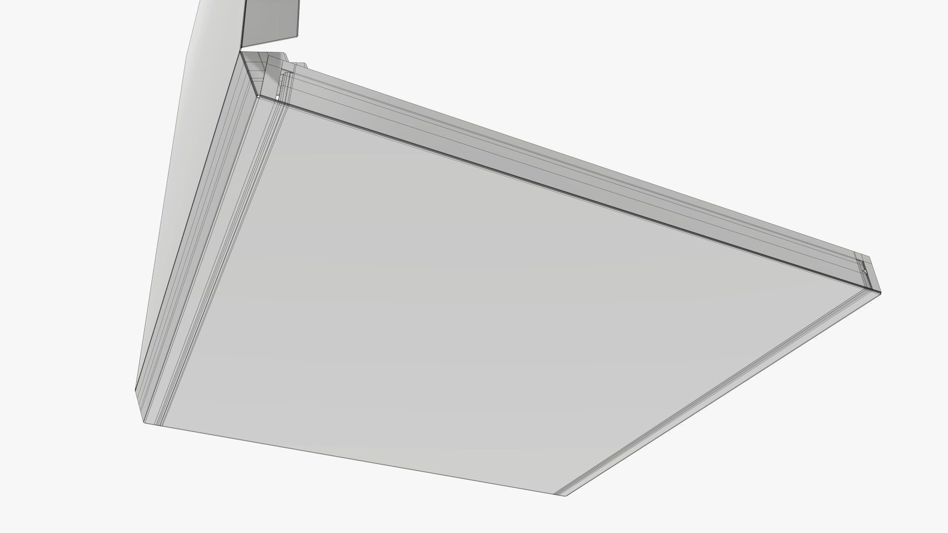 Pizza open cardboard box 02 3D model_8