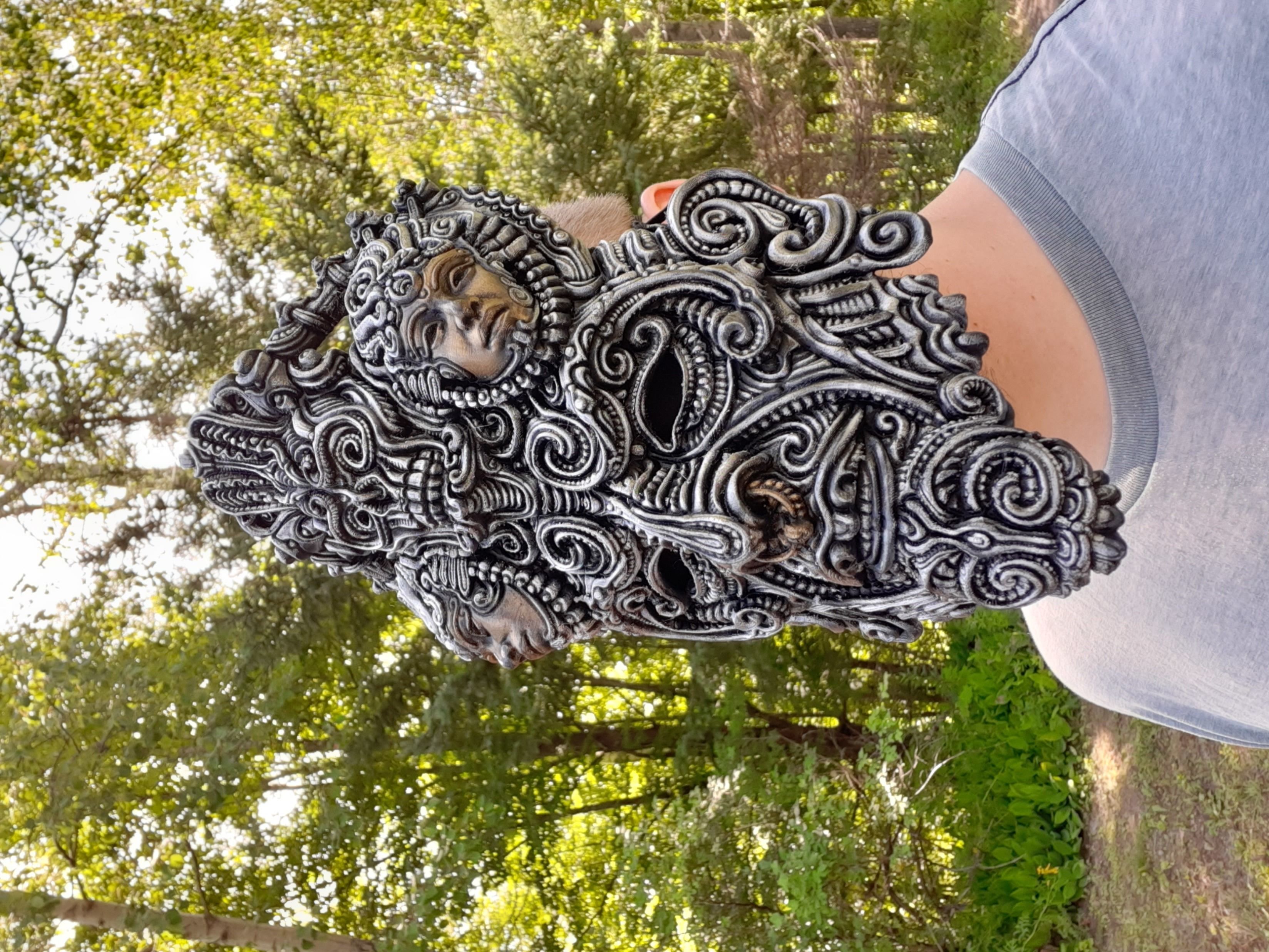  Olmec  Mask 3D print model_2