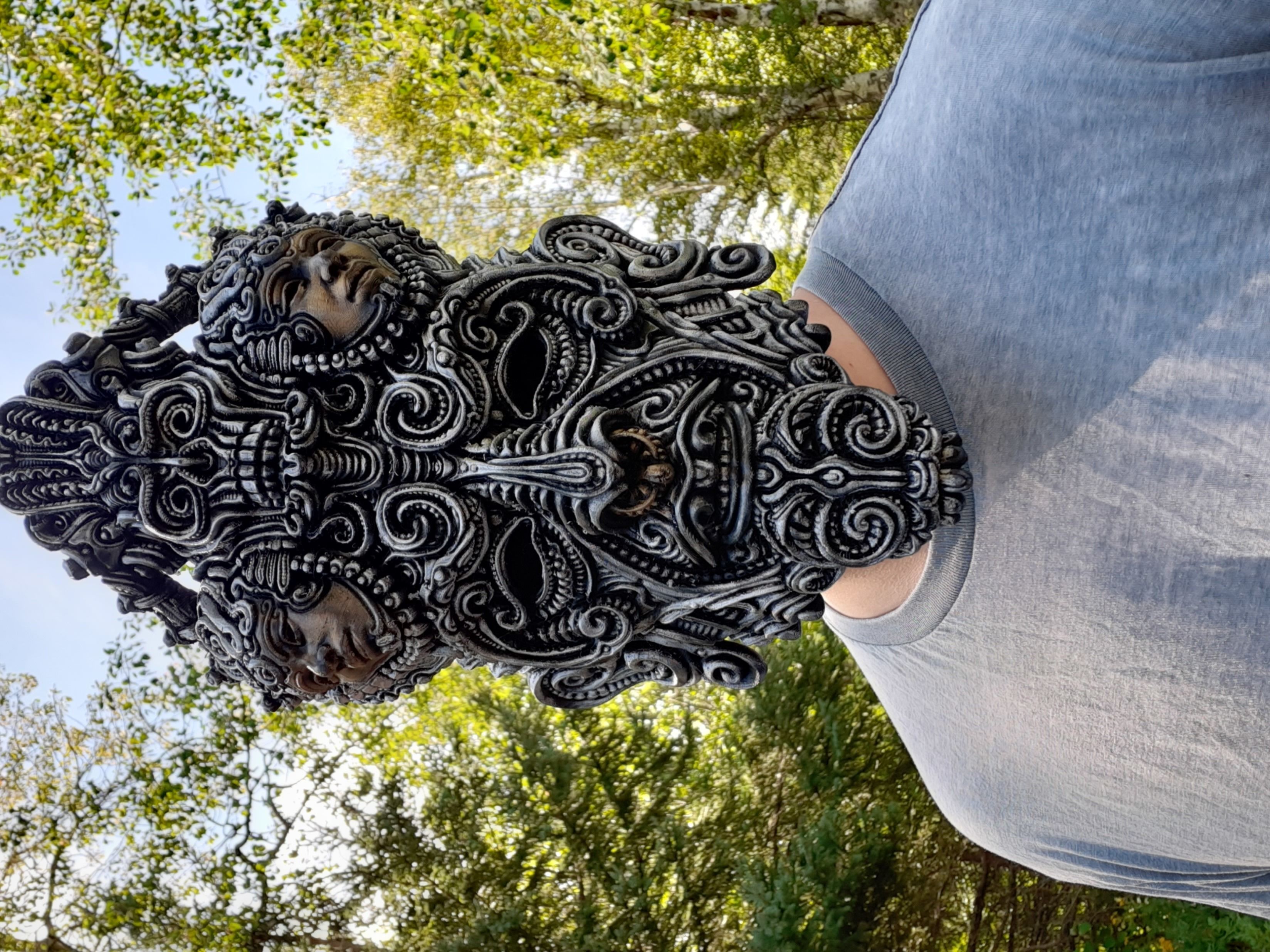  Olmec  Mask 3D print model_3