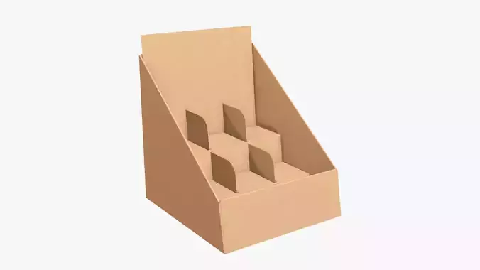 Cardboard product display stand 03