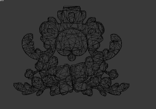 Classic decor ornament v-3D model07 3D model_7