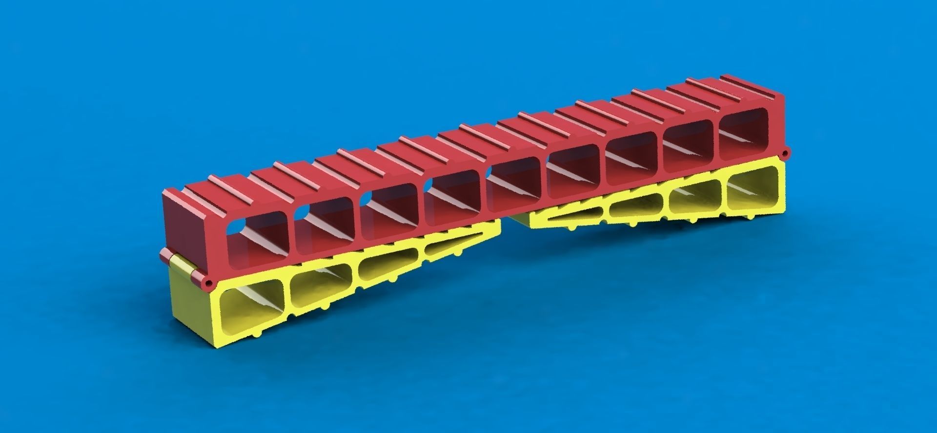 Crawler Bridge at scale 1to24 for RC-Crawler-Track 3D print model_2