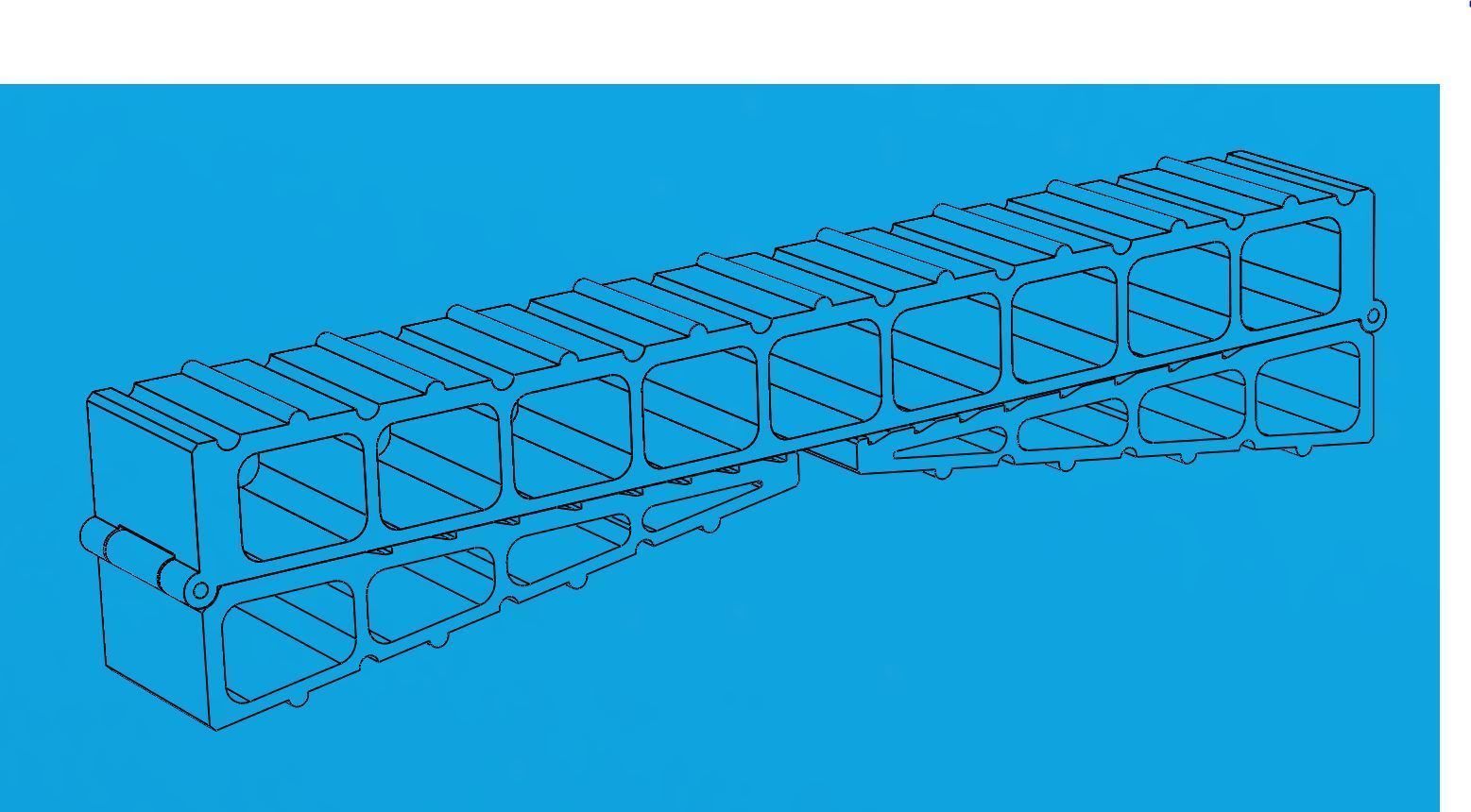 Crawler Bridge at scale 1to24 for RC-Crawler-Track 3D print model_3