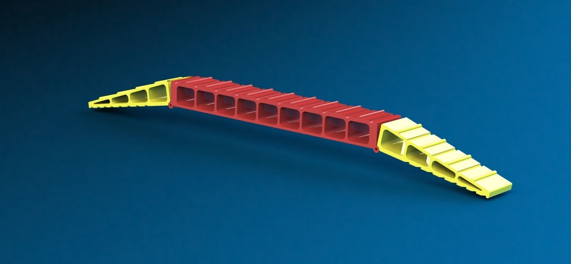 Crawler Bridge at scale 1to24 for RC-Crawler-Track 3D print model_1