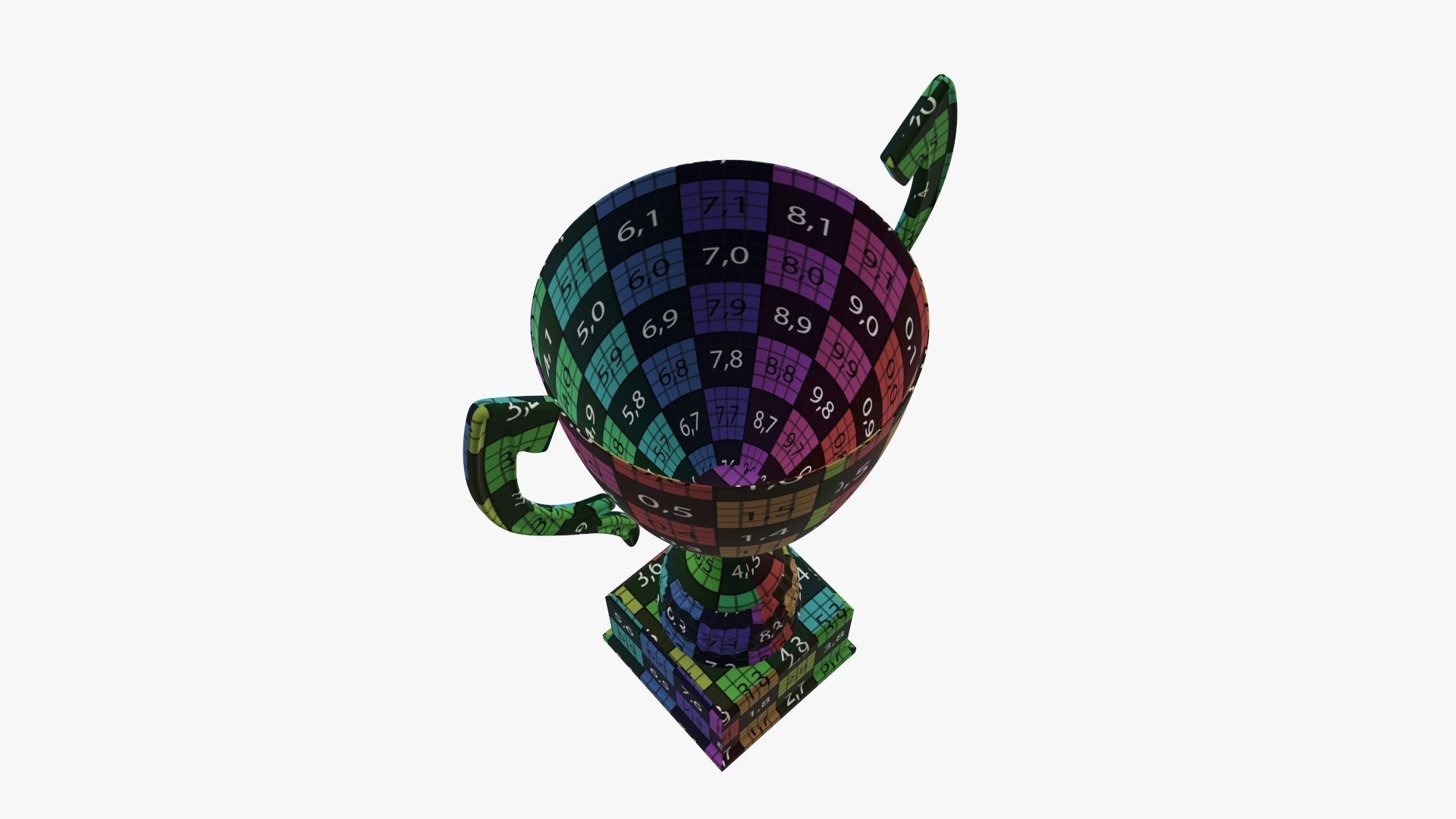 Cup trophy 06 3D model_12