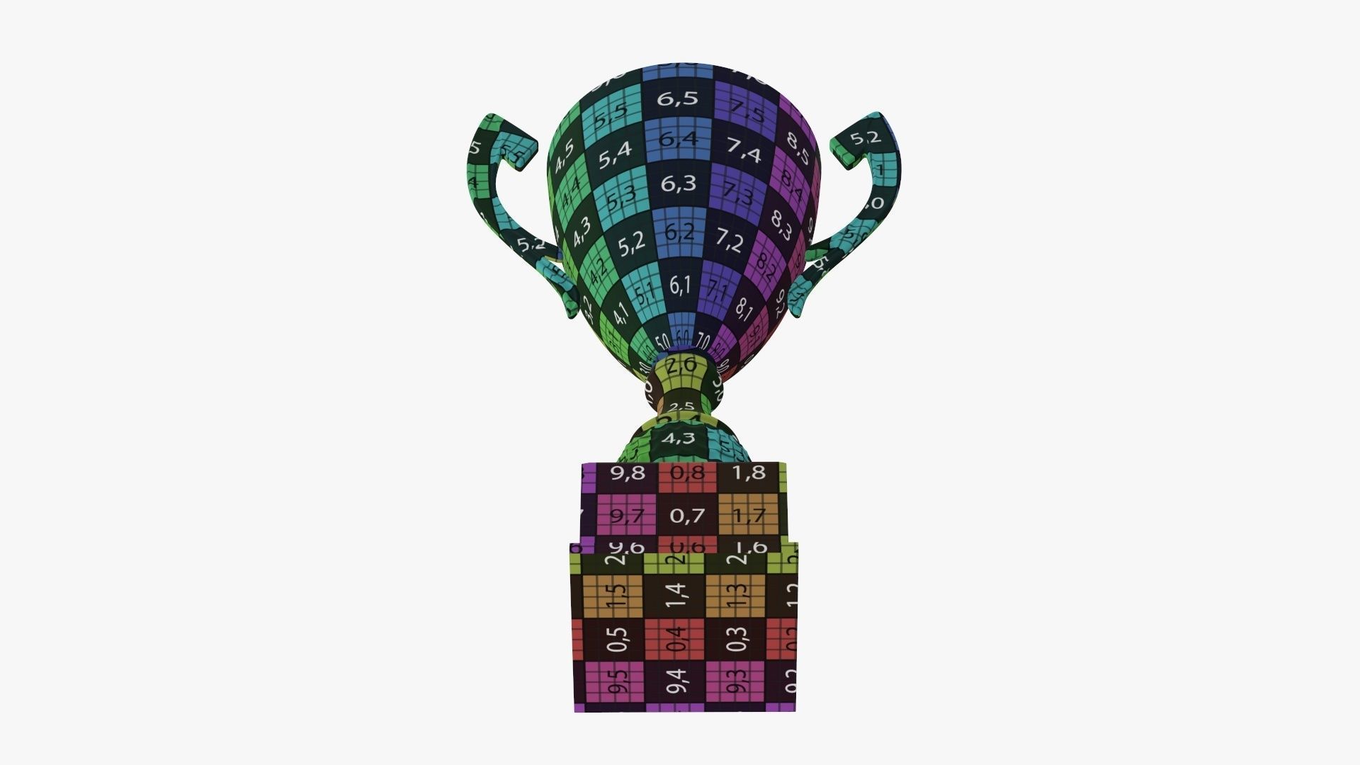 Cup trophy 06 3D model_14