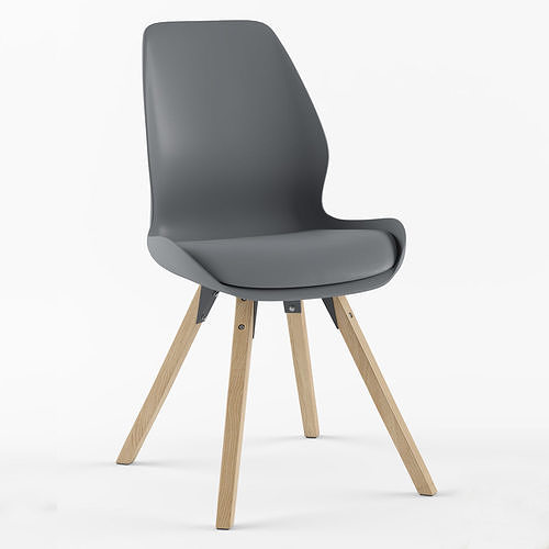 JYSK BOGENSE chair 3D model 2