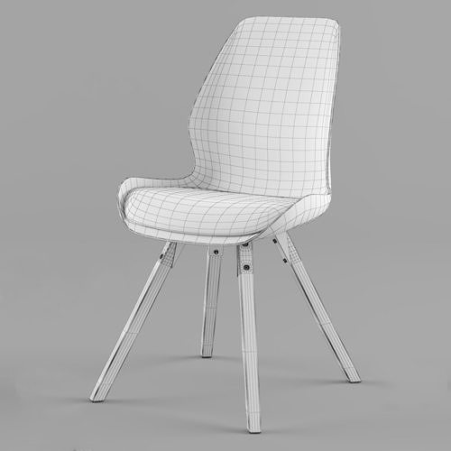 JYSK BOGENSE chair 3D model 7