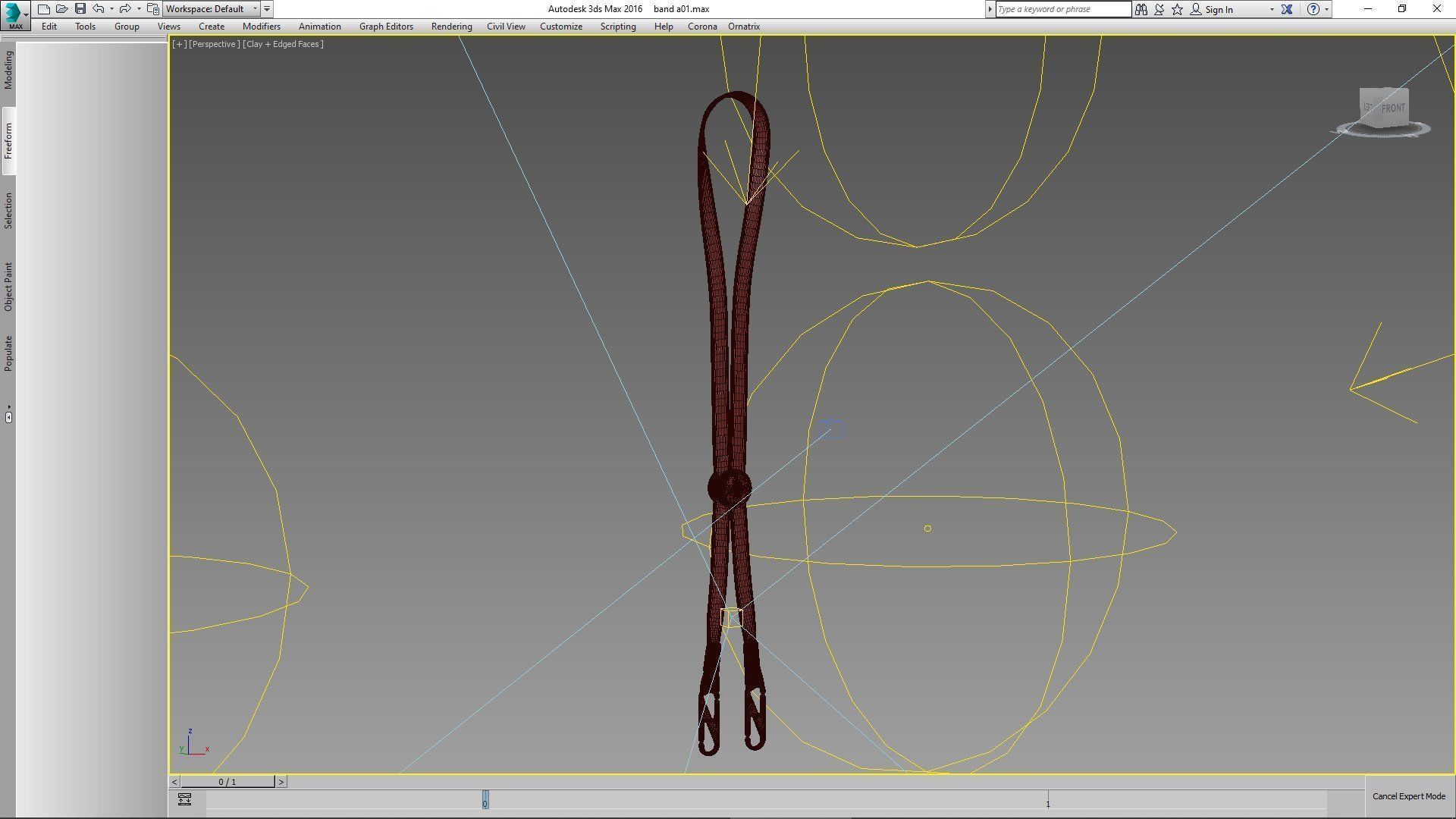 mask lanyard 3D model_19