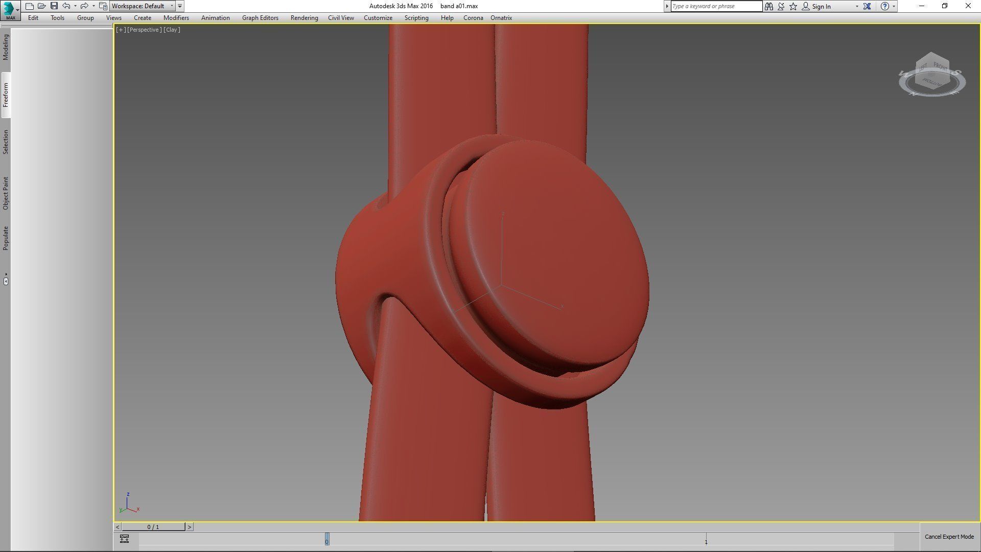 mask lanyard 3D model_9