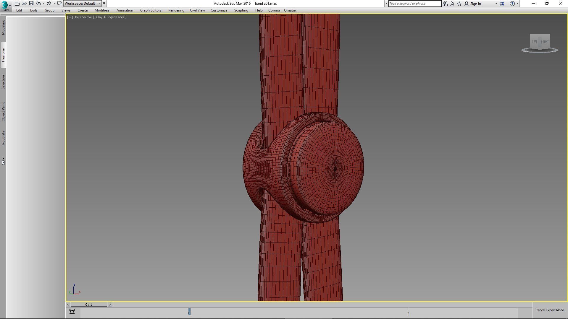 mask lanyard 3D model_14