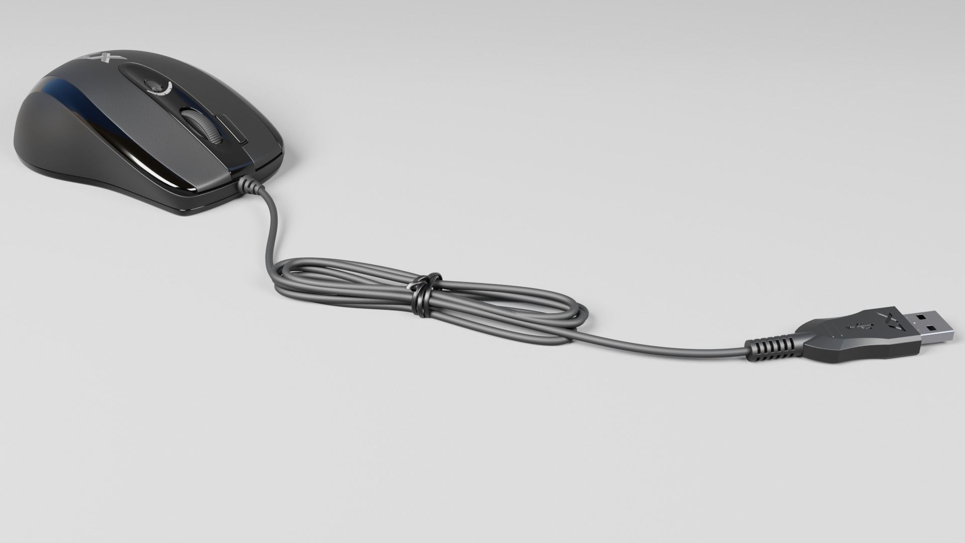 A4Tech X7 Mouse 3D model_8