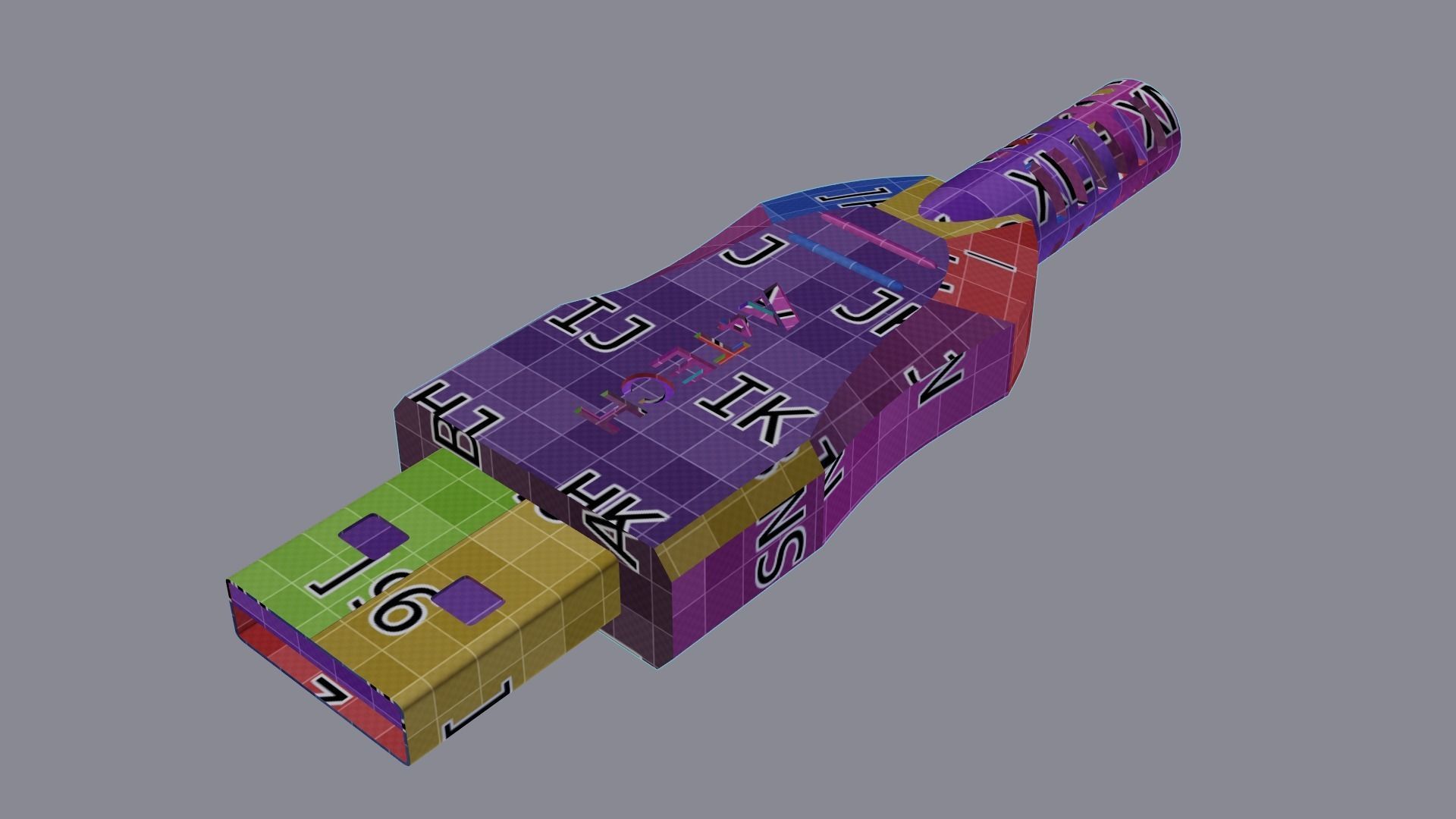 A4Tech X7 Mouse 3D model_17