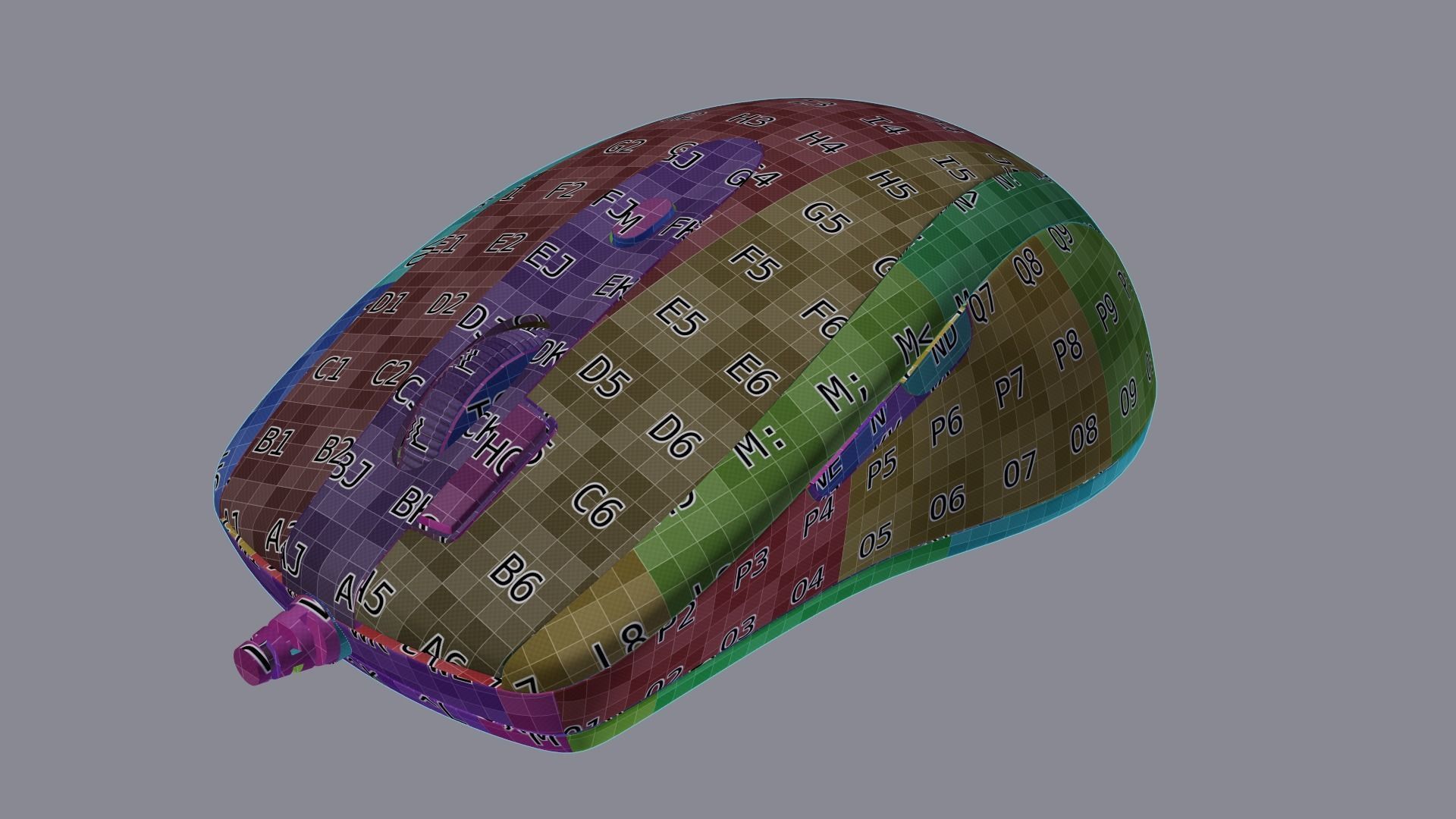 A4Tech X7 Mouse 3D model_15