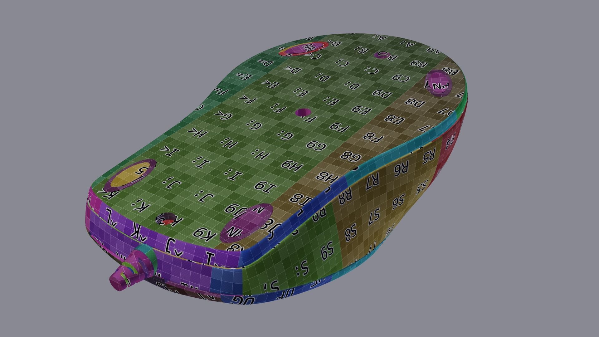 A4Tech X7 Mouse 3D model_16