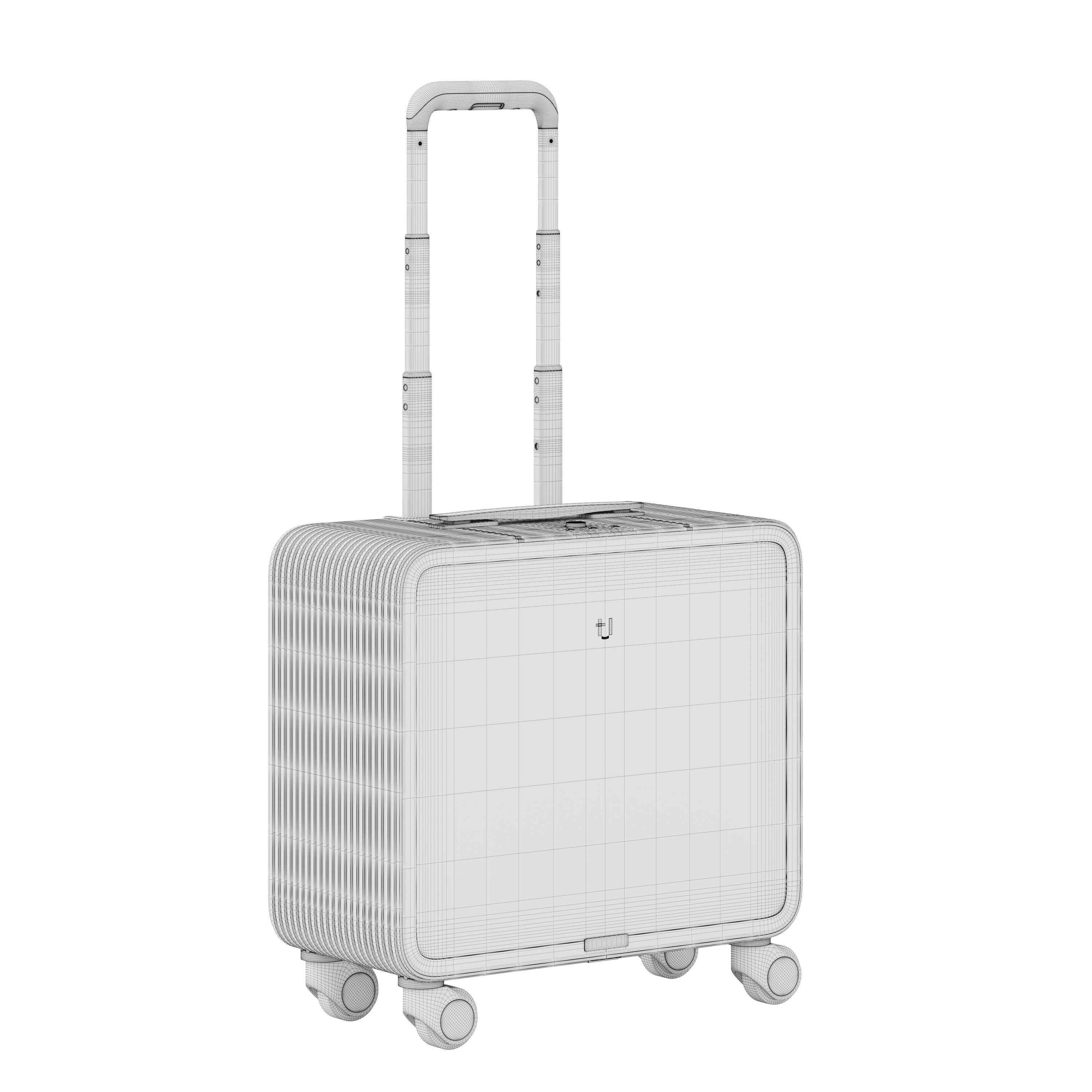 TUPLUS S2 Aluminum Hard Case Carry-On Luggage 3D model_4