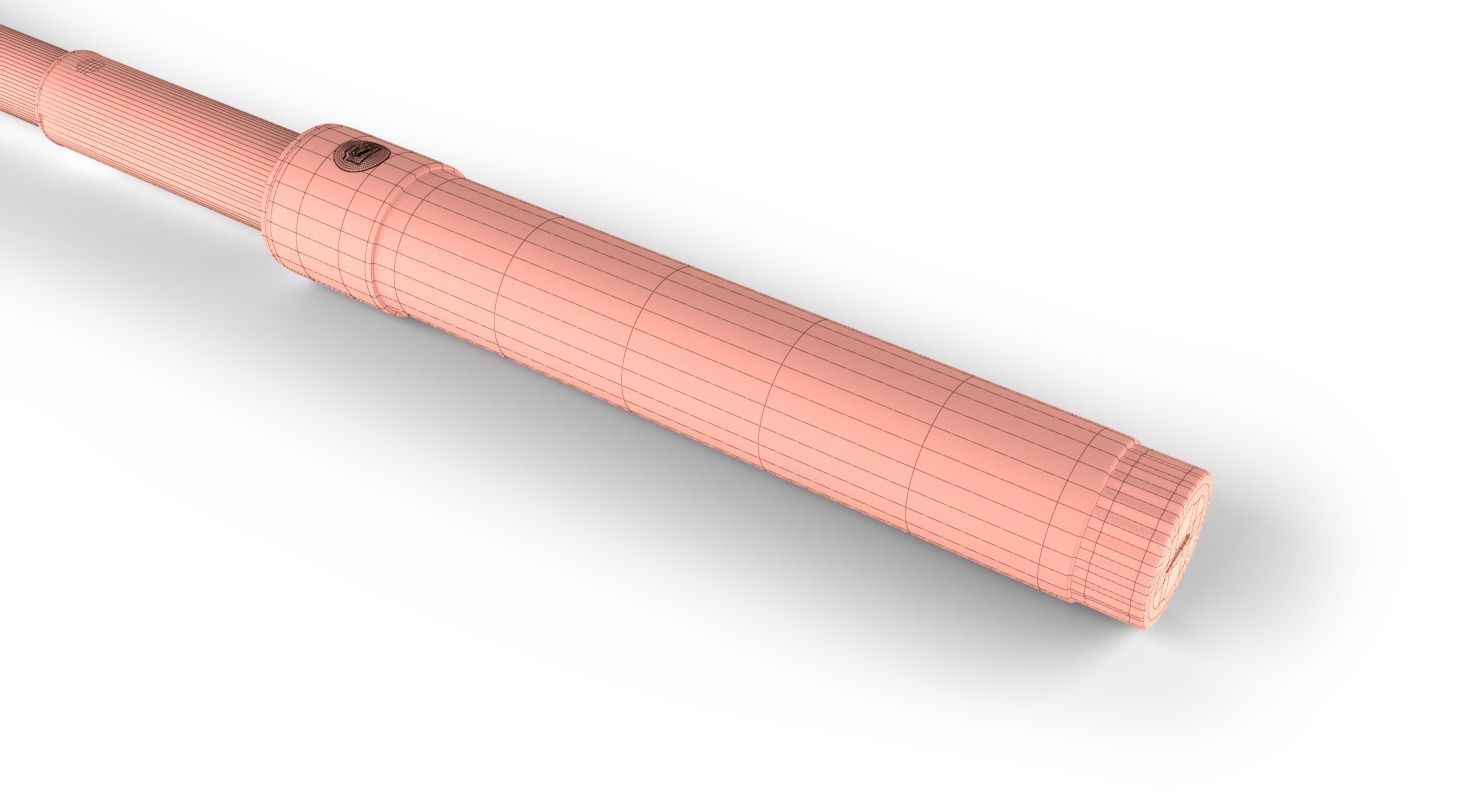 Selfie Stick monopod 3d model 3D model_4