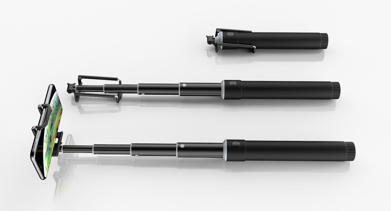 Selfie Stick monopod 3d model 3D model_1