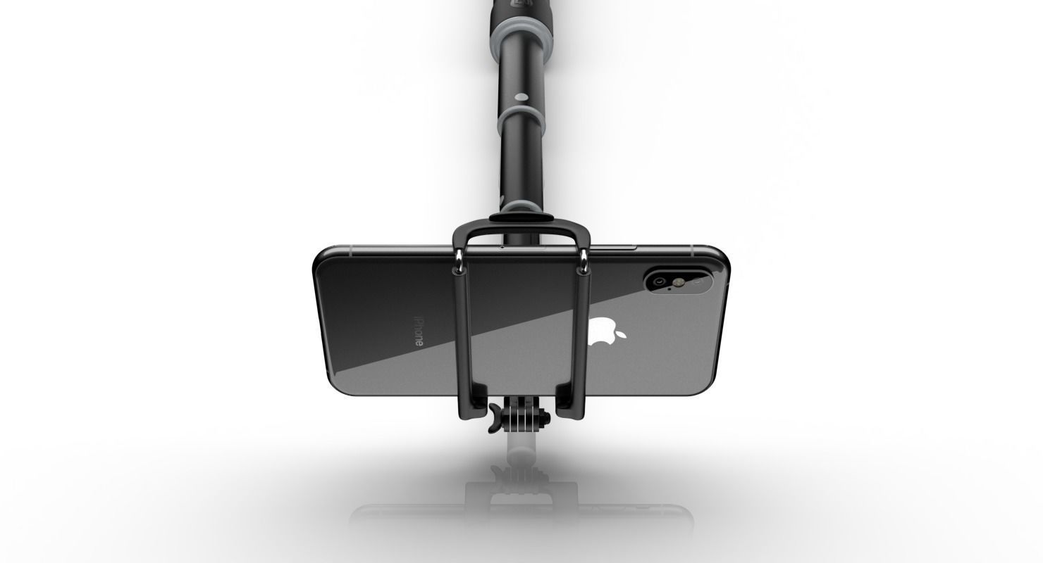 Selfie Stick monopod 3d model 3D model_7