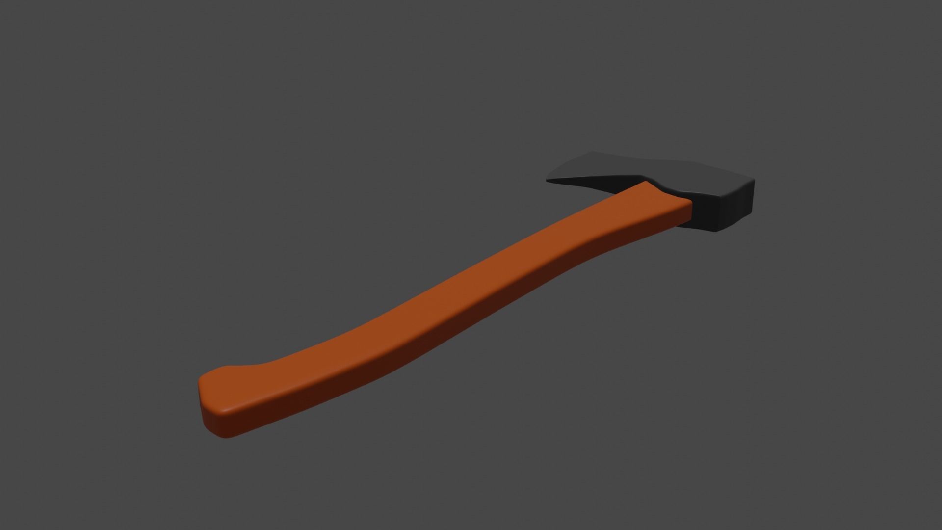 Simple Axe Free 3D model_2