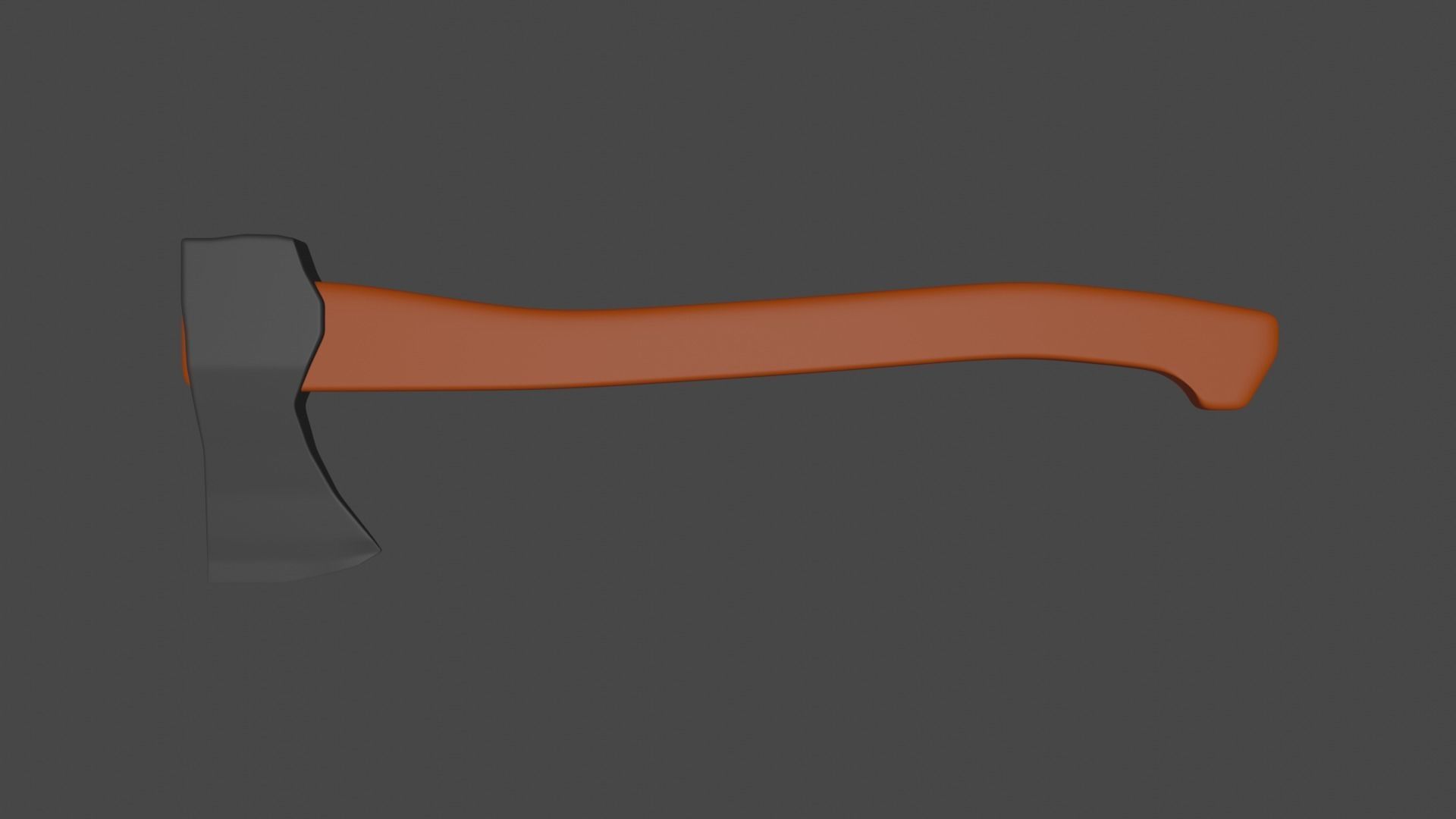 Simple Axe Free 3D model_1