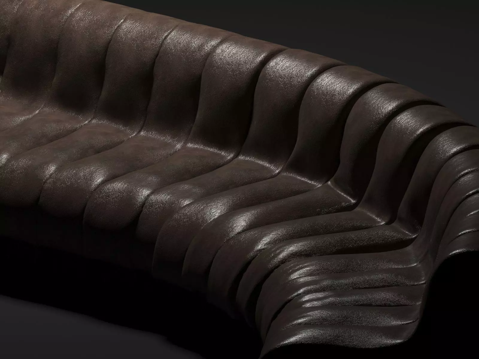 Endless Couch 3D model_0