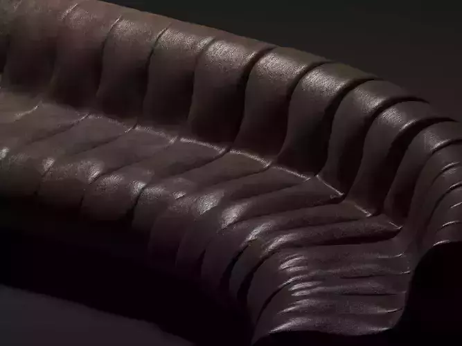 Endless Couch 3D model Endless Couch 3D model
