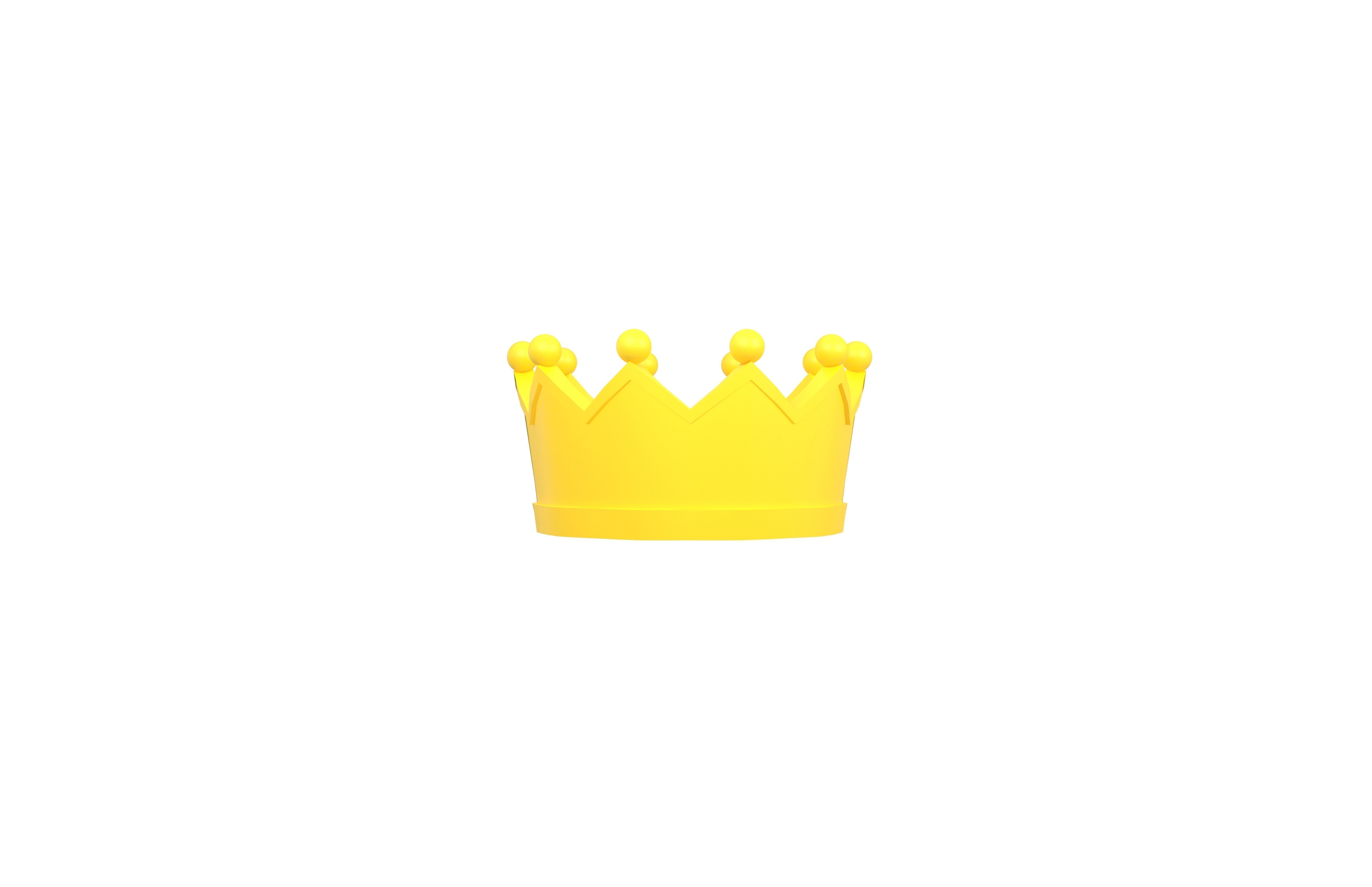 Crown v2 001 Low-poly 3D model_3