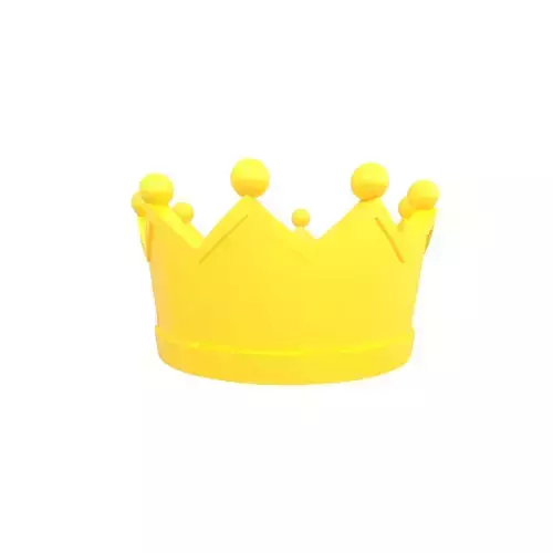Crown v2 001 Low-poly 3D model