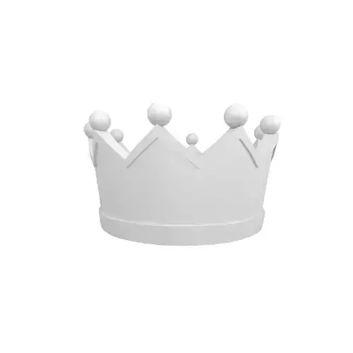 Crown v2 002 Low-poly 3D model