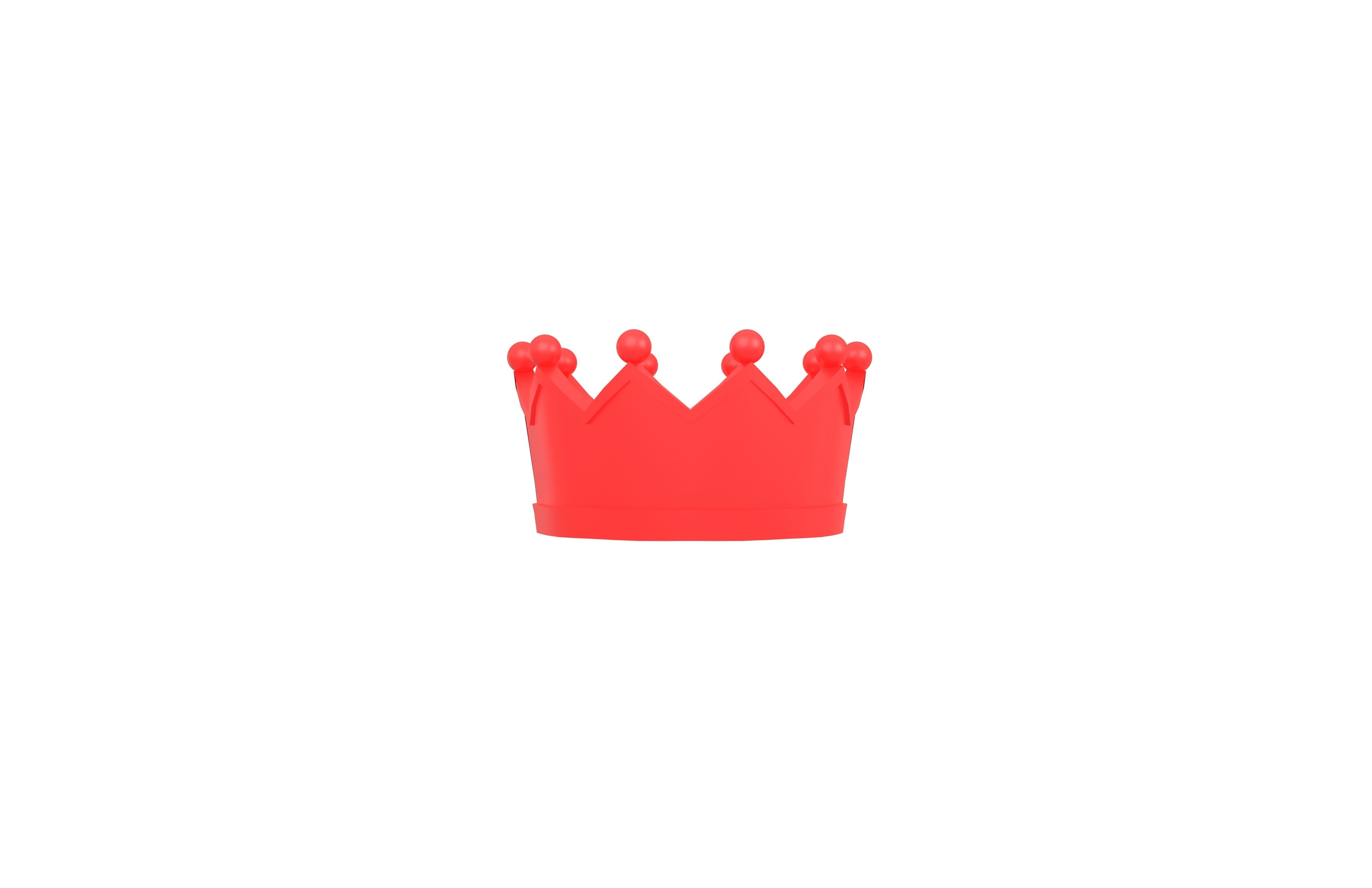 Crown v2 004 Low-poly 3D model_1