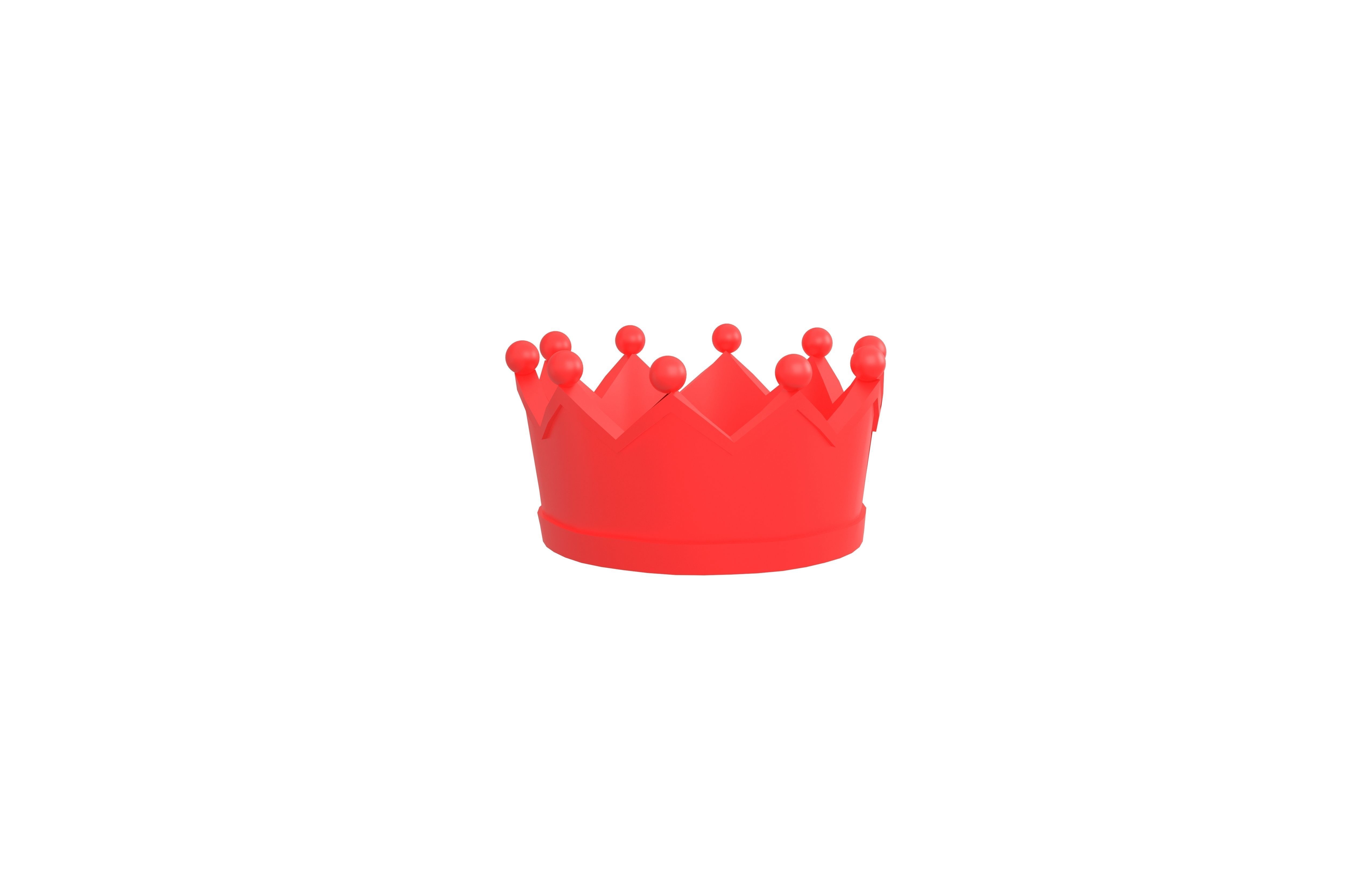 Crown v2 004 Low-poly 3D model_3