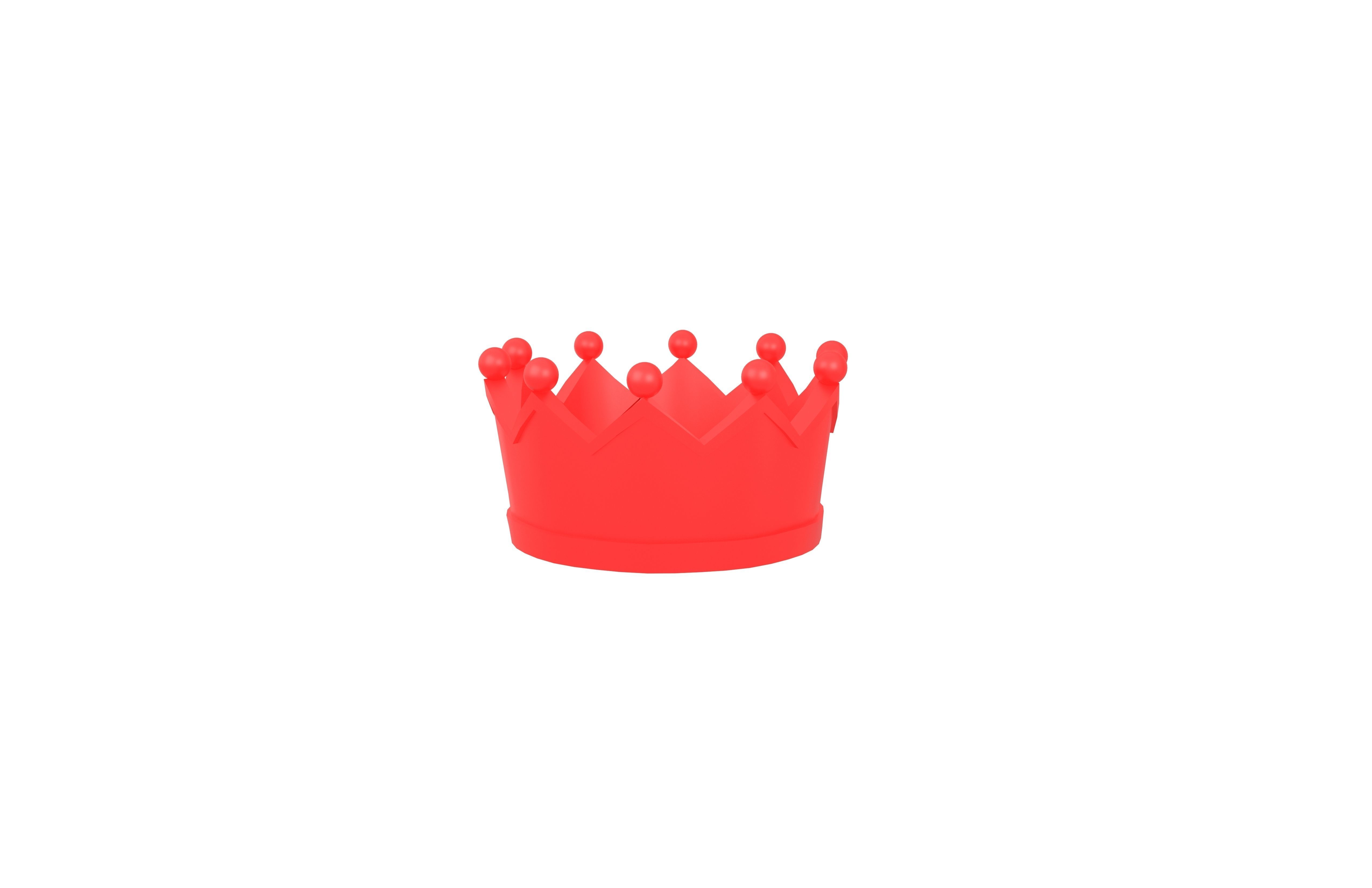 Crown v2 004 Low-poly 3D model_2