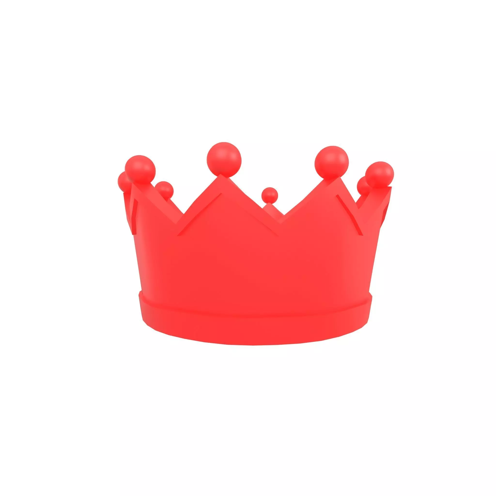 Crown v2 004 Low-poly 3D model_0