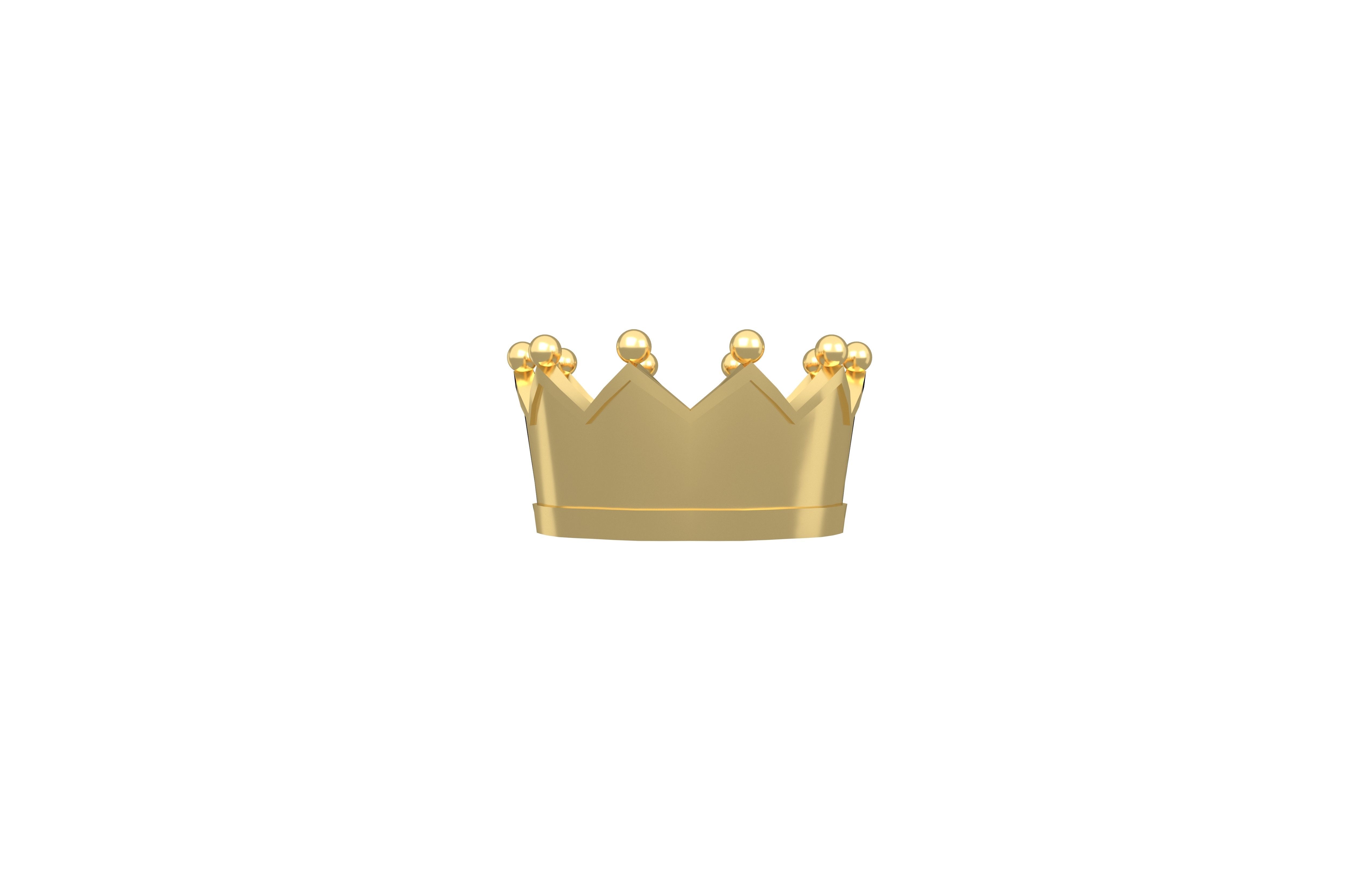 Crown v2 006 Low-poly 3D model_1