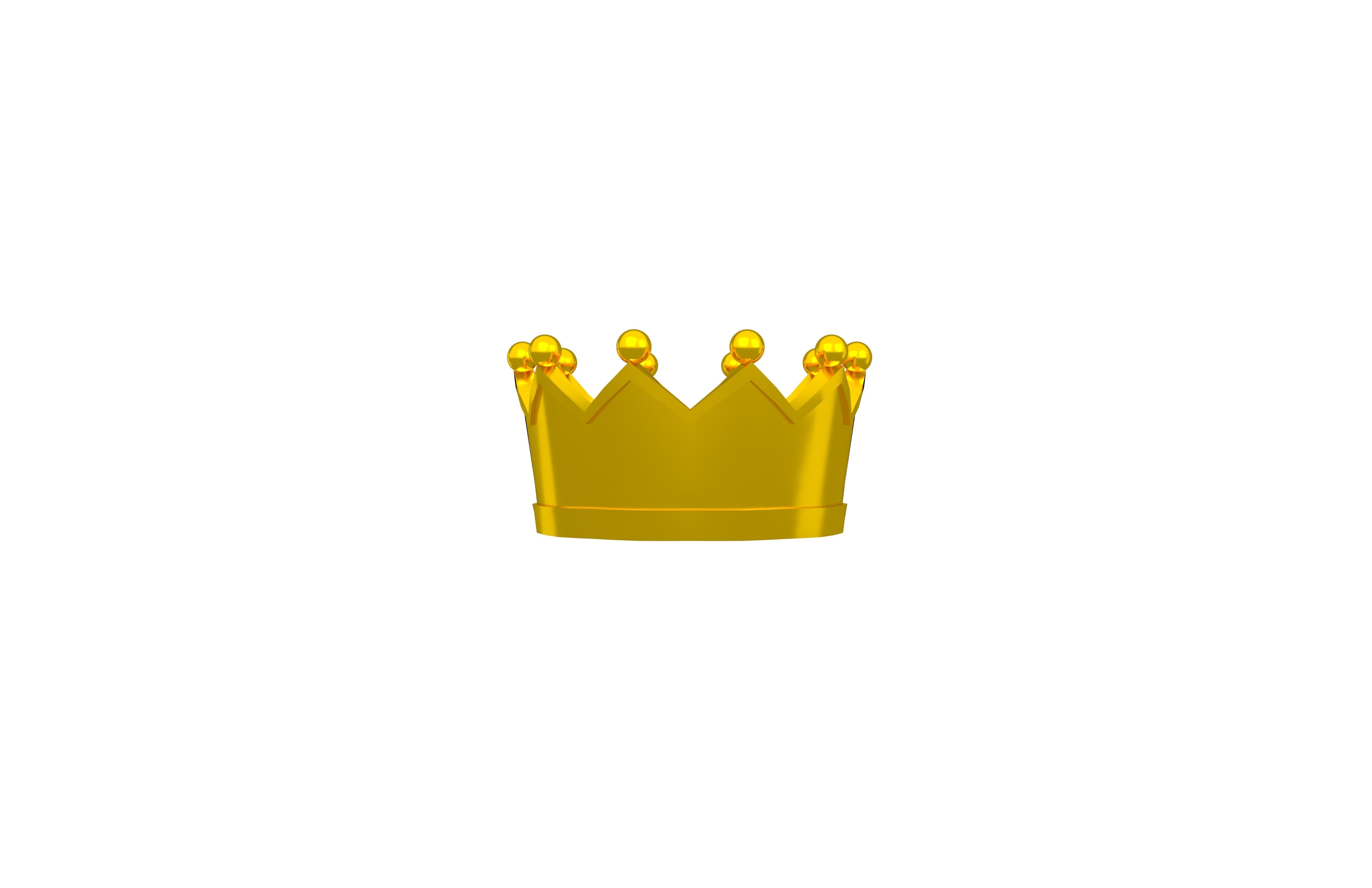 Crown v2 007 Low-poly 3D model_2